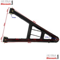 Triangolo sospensione inferiore destra per Quad Shineray Shineray 200ST-9