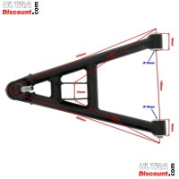 Triangolo sospensione inferiore sinistra per Quad Shineray 200cc (XY200ST-6A) Bilder 1