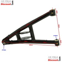 Triangolo sospensione inferiore sinistra per Quad Shineray 200ST-9