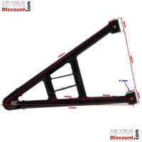 Triangolo sospensione inferiore sinistra per Quad Shineray 250ST-5