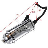 Marmitta per scooter cinese 50cc a 4 tempi (tipo1) Bilder 1