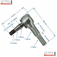 Snodo sospensione superiore per Quad cinesi 200cc