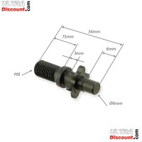 Pignone rinforzato a 6 denti passo TF8 (tipo F)