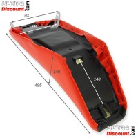 Sella Rosso Nero per Pit Bike AGB29 AGB30 Bilder 1 Sella Rosso Nero per Pit Bike AGB29 AGB30 Bilder 1