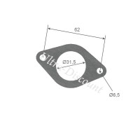 Guarnizione per pipa di immissione per quad Shineray  200cc STIIE Bilder 1