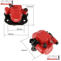 Pinza freno anteriore sinistro per Quad Bashan 200cc (BS200S-7) Bilder 1