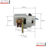 Pinza freno anteriore destro per Quad Bashan  300cc (BS300S-18) Bilder 2