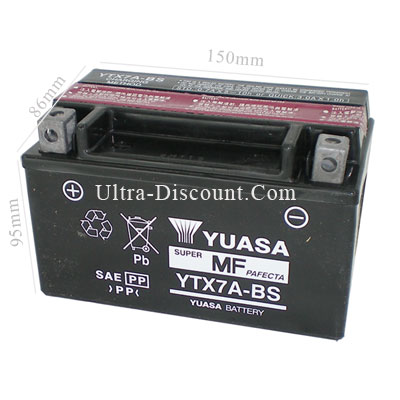 Batteria YUASA per scooter Jonway YY50QT-28A Bilder 1