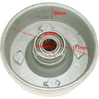 Mozzo ruota anteriore per Quad Bashan 200cc (BS200S-3A) Bilder 2