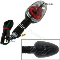 Coppia di indicatori di direzione in carbonio per scooter Jonway YY50QT-28A   Bilder 1