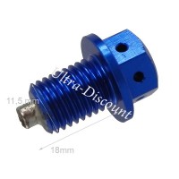 Tappo spurgo magnetico per Dax 50cc - 125cc (blu)