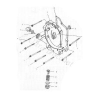 Guarnizione ad anello per tappo rete filtraggio olio per Quad Shineray 250ST-9C