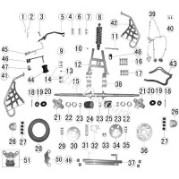 Rondella 47x20x3 per assale posteriore per Quad