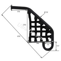 Poggiapiede destro per Quad Shineray 250cc ST-9E Bilder 1
