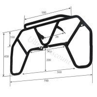 Portabagagli per Quad Shineray 300 ST-4E