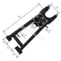 Braccio oscillante per quad Shineray 300cc ST-4E