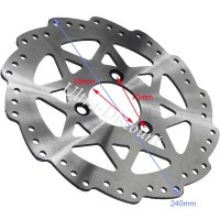 Disco freno posteriore 4mm per Quad Shineray 350cc (XY350ST-E) Bilder 1