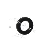 Guarnizione spy per scatola cambio per quad Shineray 150STE (14x22x5) Bilder 1