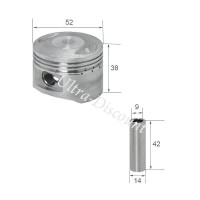 Kit cilindro per Pit Bike 125cc ( LIFAN : 1P52FMI ) Bilder 1