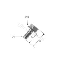 Bullone per coperchio testata per Quad Shineray 200cc 