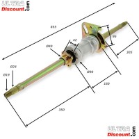 Assale posteriore per Quad Bashan 200cc (BS200S-7) Bilder 1