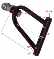Braccio sospensione superiore sinistro per Quad Bashan 200cc (BS200S-3) Bilder 1