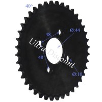 Corona per quad shineray 150cc (XY150STE , 40 denti , H428) Bilder 1