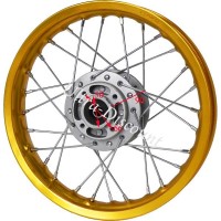 Cerchio anteriore 12'' per Pit Bike (oro)