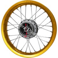 Cerchio posteriore per Pit Bike 14'' (tipo 5, oro)