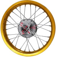 Cerchio posteriore per Pit Bike 14'' (tipo 5, oro)