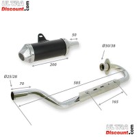 Marmitta Racing per Pit Bike 200cc tipo AGB30 Inox Bilder 1