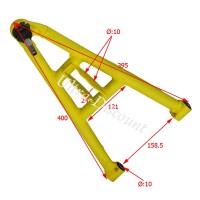 Triangolo sospensione anteriore sinistra per Quad Bashan BS250AS-43