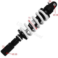 Ammortizzatore per Pit Bike (tipo 6) 355mm-12 (Bianco) Bilder 1