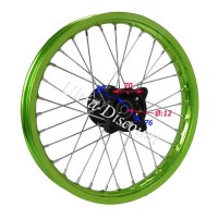 Cerchio anteriore per Pit Bike 14'' (tipo 2, verde) Bilder 1
