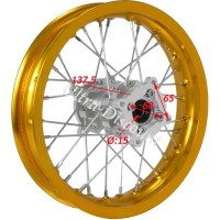 Cerchio posteriore 12'' per Pit Bike di Alta Gamma