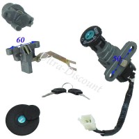 Blocchetto accensione completo per scooter Cinese (tipo 6) Bilder 1