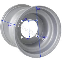 Cerchio posteriore per Quad 200cc JYG (18x9.5-8) 200mm Bilder 1