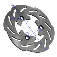 Disco freno per scooter Baotian BT49QT-12 ( 193mm) 