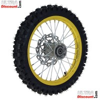 Ruota anteriore 14'' completa per Pit Bike AGB29 (oro) Bilder 1