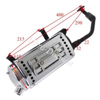 Marmitta per scooter cinese 125cc (tipo2) Bilder 1 Marmitta per scooter cinese 125cc (tipo2) Bilder 1