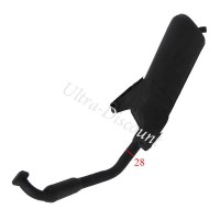Marmitta per scooter cinesi 125cc (tipo 3) Bilder 2