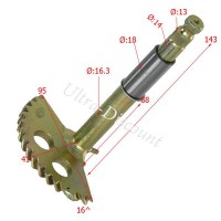 Asse Kick Starter per Quad Shineray 200cc (XY200ST-6A) Bilder 1