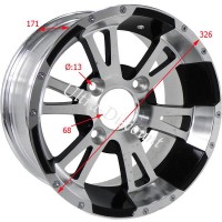 Cerchio anteriore in alluminio per quad Shineray 350cc (XY350ST-2E) Bilder 1