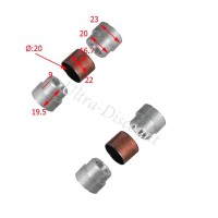 Silentblock ammortizzatore posteriore per Quad Shineray 250cc XY250STXE Bilder 1