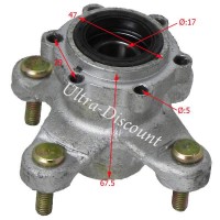 Mozzo ruota anteriore per Quad Shineray 150cc (XY150STE) Bilder 2