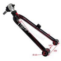 Braccio sospensione superiore destra per Quad 300 Shineray ST-4E Bilder 1