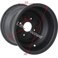Cerchio posteriore per Quad Shineray 300cc STE (Nero)  Bilder 1