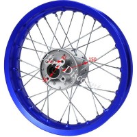 Cerchio posteriore per Pit Bike 12'' (tipo 1, blu) Bilder 2