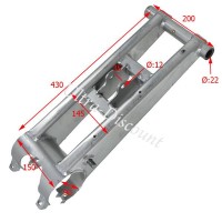 Braccio oscillante per Quad Bashan 200cc (Argento, BS200S-7)