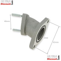 Pipa di immisisone di 30 mm per Motore Zongshen per Pit Bike Bilder 1
